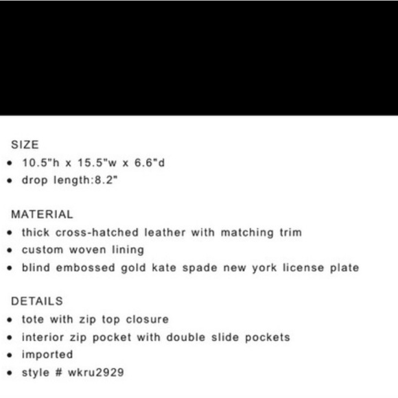 ♠️Kate Spade leather bow tie handbag & Key fob - Picture 4 of 4